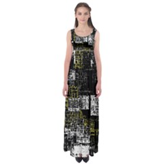 Abstract Art Empire Waist Maxi Dress by ValentinaDesign