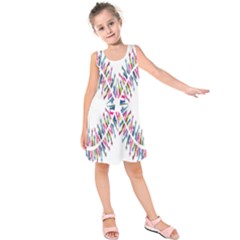 Free Symbol Hands Kids  Sleeveless Dress by Mariart