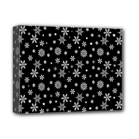 Xmas Pattern Deluxe Canvas 14  X 11  by Valentinaart