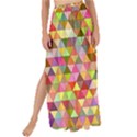 Multicolored Mixcolor Geometric Pattern Maxi Chiffon Tie-Up Sarong View1