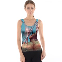 Modern Norway Painting Tank Top by NouveauDesign