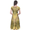 Art nouveau Cap Sleeve Wrap Front Dress View2