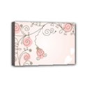 Simple Flower Polka Dots Pink Mini Canvas 6  x 4  View1