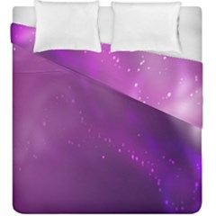 Space Star Planet Galaxy Purple Duvet Cover Double Side (king Size)