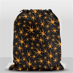 Halloween Spiders Drawstring Bag (small) by iCreate