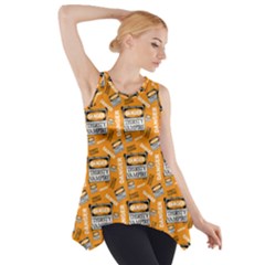 Halloween Thirsty Vampire Signs Side Drop Tank Tunic by iCreate