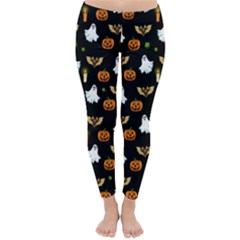 Halloween Pattern Classic Winter Leggings by Valentinaart