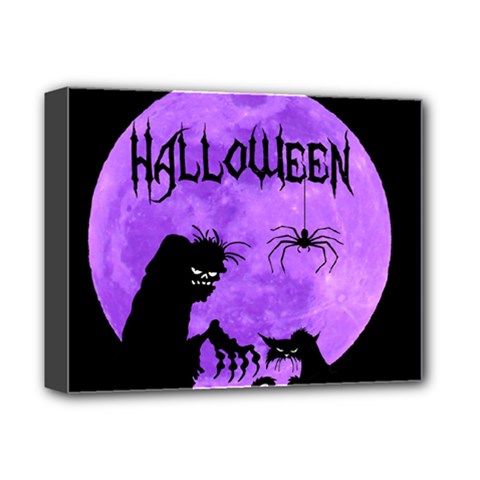 Halloween Deluxe Canvas 14  X 11  by Valentinaart