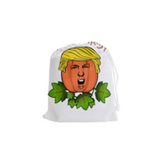 Trump Or Treat  Drawstring Pouches (small)  by Valentinaart