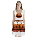 Halloween pumpkin Split Back Mini Dress  View1