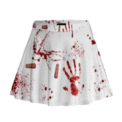 Massacre  Mini Flare Skirt by Valentinaart