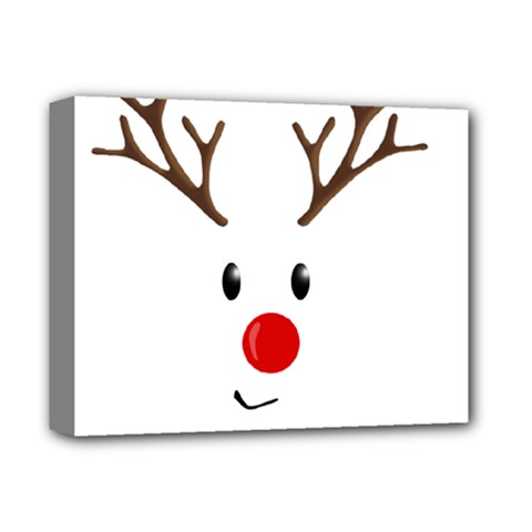 Cute Reindeer  Deluxe Canvas 14  X 11  by Valentinaart