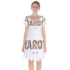 Tarot Fortune Teller Short Sleeve Bardot Dress by Valentinaart