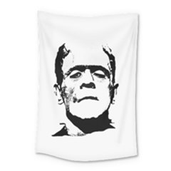 Frankenstein s Monster Halloween Small Tapestry by Valentinaart