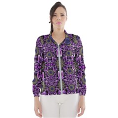 Flowers From Paradise In Fantasy Elegante Wind Breaker (women) by pepitasart