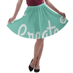 Bloem Logomakr 9f5bze A-line Skater Skirt by createinc