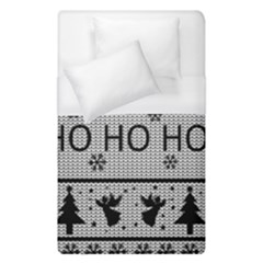 Ugly Christmas Sweater Duvet Cover (single Size) by Valentinaart