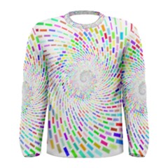 Prismatic Abstract Rainbow Men s Long Sleeve Tee by Mariart