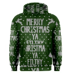 Ugly Christmas Sweater Men s Pullover Hoodie by Valentinaart