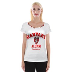 Harvard Alumni Just Kidding Cap Sleeve Tops by Celenk