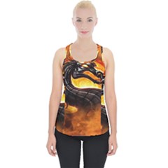 Dragon And Fire Piece Up Tank Top by Celenk