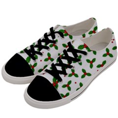 Christmas Pattern Men s Low Top Canvas Sneakers by Valentinaart