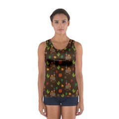 Thanksgiving Turkey  Sport Tank Top  by Valentinaart