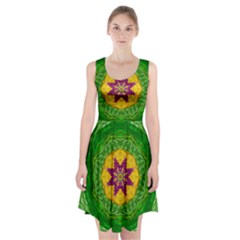 Feathers In The Sunshine Mandala Racerback Midi Dress by pepitasart