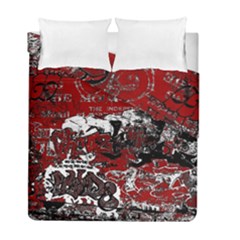 Graffiti Duvet Cover Double Side (full/ Double Size) by ValentinaDesign