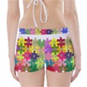 Puzzle Part Letters Abc Education Boyleg Bikini Wrap Bottoms View2