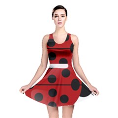 Ladybug Insects Colors Alegre Reversible Skater Dress by Celenk