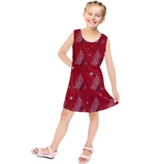 Christmas Tree - Pattern Kids  Tunic Dress by Valentinaart