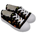 Pilgrims and Indians pattern - Thanksgiving Kids  Low Top Canvas Sneakers View3