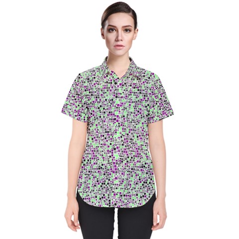 Pattern Women s Short Sleeve Shirt by gasi