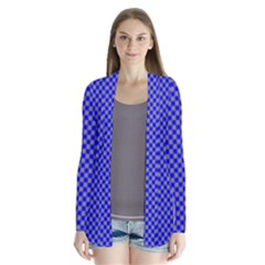 Pattern Drape Collar Cardigan by gasi