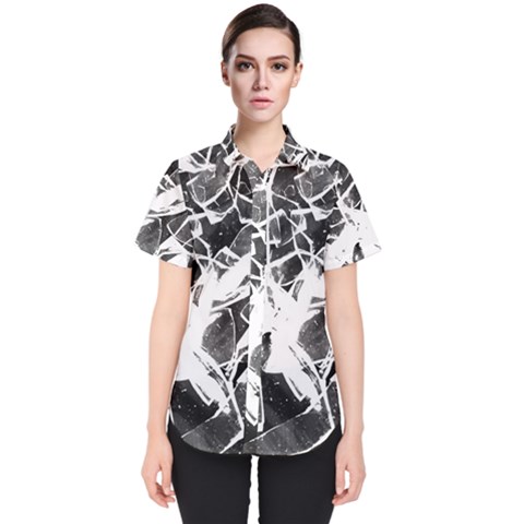 Broken Glass  Women s Short Sleeve Shirt by berwies