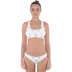 Birds Motif Pattern Cross Back Hipster Bikini Set by dflcprints