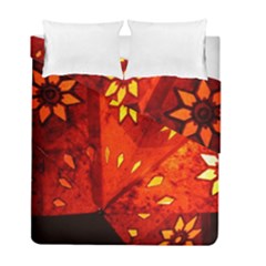 Star Light Christmas Romantic Hell Duvet Cover Double Side (full/ Double Size) by Celenk