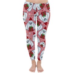 Yeti Xmas Pattern Classic Winter Leggings by Valentinaart