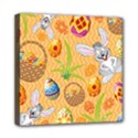 Easter Bunny And Egg Basket Mini Canvas 8  x 8  View1