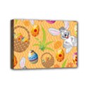 Easter Bunny And Egg Basket Mini Canvas 7  x 5  View1