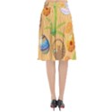 Easter Bunny And Egg Basket Flared Midi Skirt View2