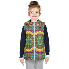 Bohemian Chic In Fantasy Style Kid s Puffer Vest by pepitasart