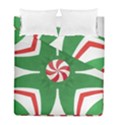 Candy Cane Kaleidoscope Duvet Cover Double Side (Full/ Double Size) View2