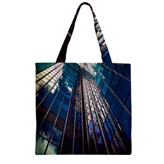 Architecture Skyscraper Zipper Grocery Tote Bag by Celenk