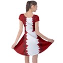 Canada Maple Leaf Art Cap Sleeve Dress View2