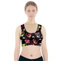 Cute Flying Dragons Sports Bra With Pocket View1