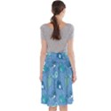 Cute Narwhal Pattern Midi Beach Skirt View2