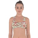 Cute Cartoon Monkeys Pattern Got No Strings Sports Bra View1