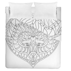 Heart Love Valentines Day Duvet Cover Double Side (queen Size) by Celenk